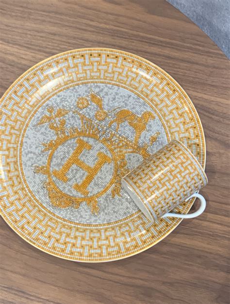 hermes porcelaine|hermes tableware collection.